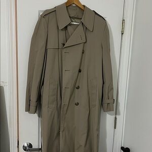 London Fog Men's Beige Trench Coat